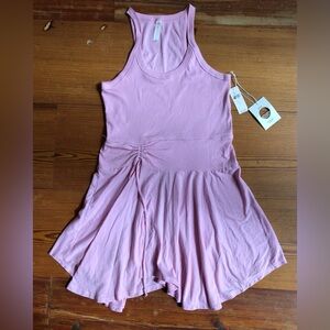 Daily Practice for Anthropologie Ruched Asymetrical Dress NWT Large